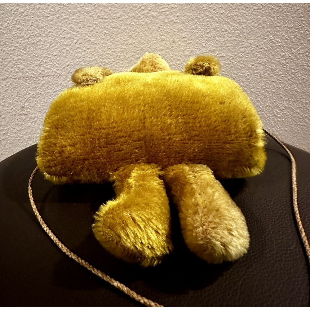 Vintage Mohair Child Teddy Bear Brown Hand Muff 11" Tall Joint Head Antique OOAK - Picture 8 of 10